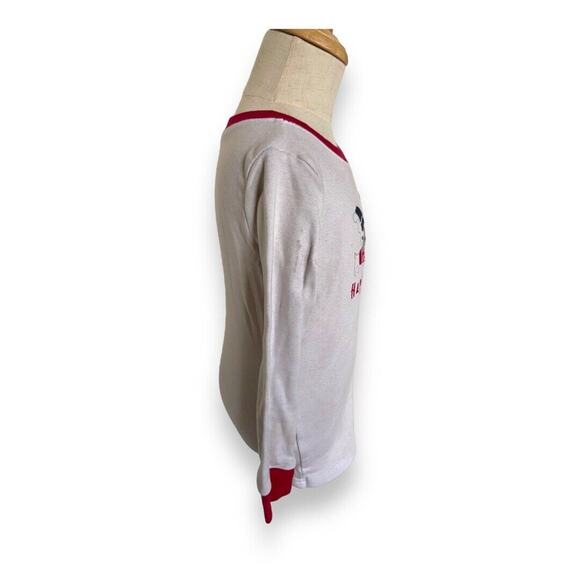 Gymboree Unisex Pajamas Sz 4 Gymmies Howl-idays 2 Pc Red Gray White Dogs - Picture 8 of 14